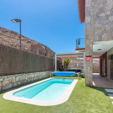 빌라 Chil - Luxury With Heated Pool And Bbq Mogán