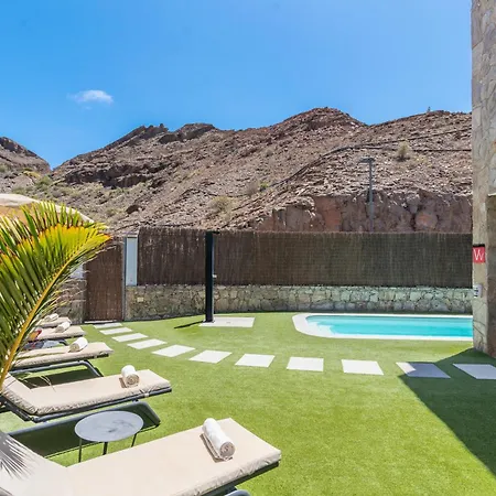 Chil - Luxury With Heated Pool And Bbq Mogán
